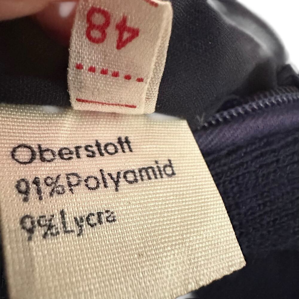 Vintage Klepper Germany Women S Navy Blue Ski Bib Overalls Snow Pants Insulated - Picture 10 of 12